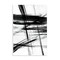 Stupell Industries Minimal Black Streaks on White Wall Plaque By Judith Shapiro
